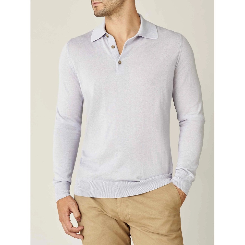 Men's Light Gray Polo Shirt